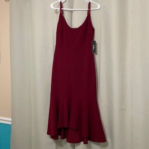 Lulus Wine Burgundy Cocktail Dress